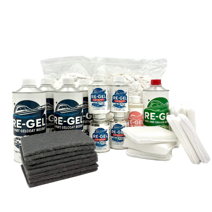 ReGel Ultra Kit – Gelcoat Restoration (1600sqft )